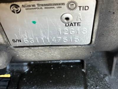 Allison 1000 HS Transmission for a 2013 Freightliner MT 45G