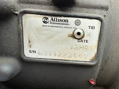 Allison 1000 HS Transmission for a 2014 Freightliner MT55