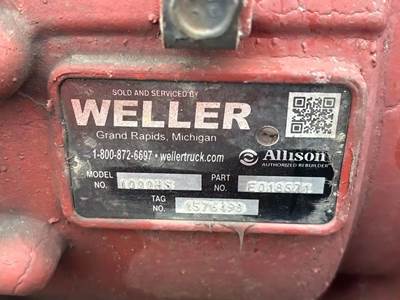 Allison 1000 HS Transmission for a 2011 Workhorse Custom Chassis W62