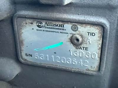 Allison 1000 HS Transmission for a 2014 Blue Bird BB Conventional