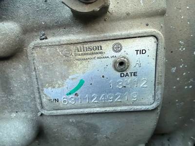 Allison 1000 HS Transmission for a 2014 Freightliner MT45