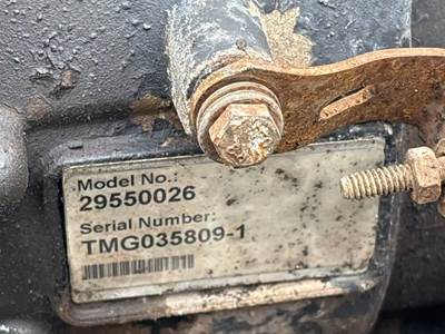 Allison 1000 RM Transmission for a 2010 Freightliner MT55 Chassis