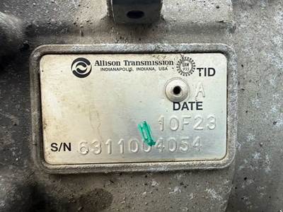 Allison 2000 Transmission for a 2011 Workhorse Custom Chassis W62