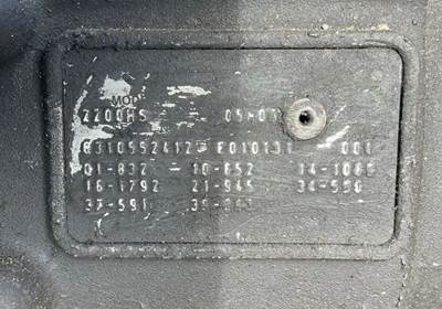 Allison 2200 HS Transmission for a 2006 Ic Corporation 1652-SC