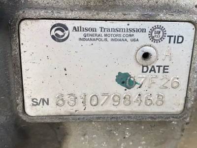 Allison 2200 HS Transmission for a 2007 Workhorse Custom Chassis W62