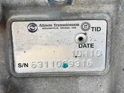 Allison 2200 HS Transmission for a 2011 Workhorse Custom Chassis W62