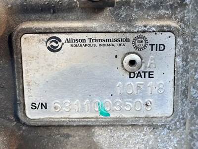 Allison 2200 HS Transmission for a 2011 Workhorse Custom Chassis W62