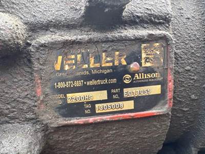 Allison 2200 HS Transmission for a 2009 Freightliner MT45 Chassis