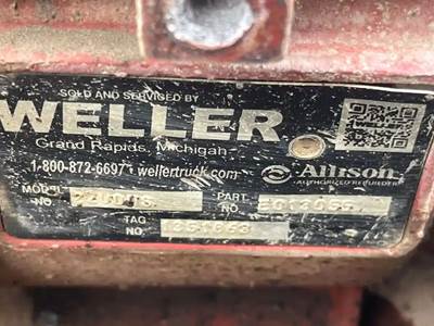 Allison 2200 HS Transmission for a 2009 Freightliner MT45 Chassis