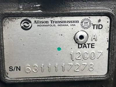 Allison 2200 HS Transmission for a 2013 International DuraStar 4300