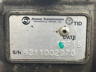 Allison 2200 HS Transmission for a 2010 Freightliner MT55 Chassis