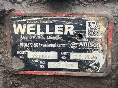 Allison 2200 HS Transmission for a 2010 Freightliner MT45 Chassis