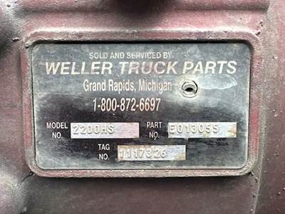 Allison 2200 HS Transmission for a 2009 Freightliner MT55 Chassis