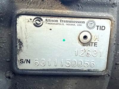 Allison 2200 HS Transmission for a 2012 Workhorse Custom Chassis W62