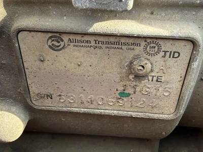Allison 2200 HS Transmission for a 2012 Freightliner MT55