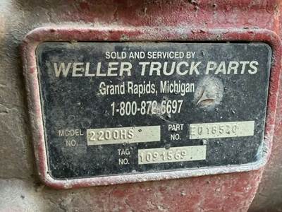 Allison 2200 HS Transmission for a 2011 Freightliner MT55