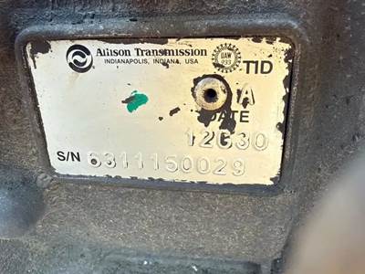 Allison 2200 HS Transmission for a 2012 Workhorse Custom Chassis W62