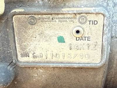 Allison 2200 HS Transmission for a 2011 Freightliner MT55