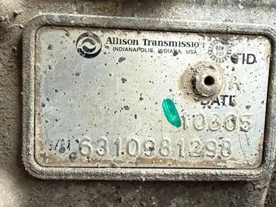 Allison 2200 HS Transmission for a 2010 Freightliner MT55 Chassis