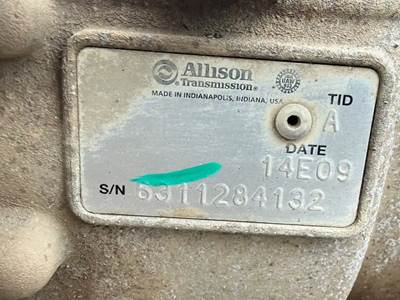 Allison 2200 HS Transmission for a 2015 Freightliner MT55