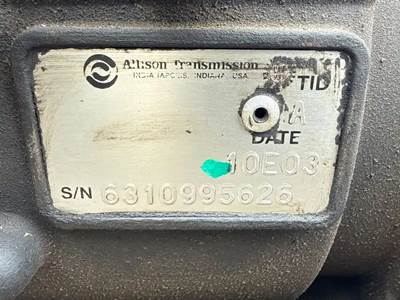 Allison 2200 HS Transmission for a 2010 Freightliner MT55 Chassis