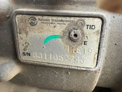 Allison 2200 HS Transmission for a 2012 Freightliner MT55