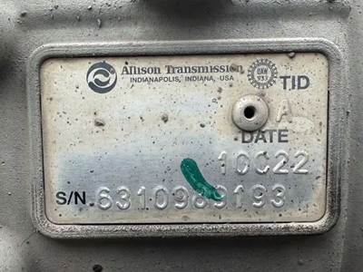Allison 2200 HS Transmission for a 2010 Freightliner MT55 Chassis