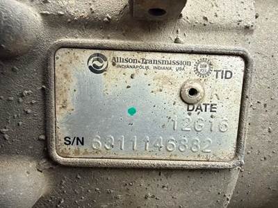 Allison 2200 HS Transmission for a 2012 Workhorse Custom Chassis W62
