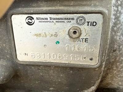 Allison 2200 HS Transmission for a 2012 Freightliner MT55