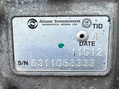 Allison 2200 HS Transmission for a 2012 Freightliner MT55