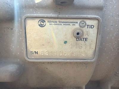 Allison 2200 HS Transmission for a 2011 Workhorse Custom Chassis W62