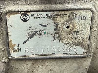 Allison 2200 HS Transmission for a 2012 Workhorse Custom Chassis W62