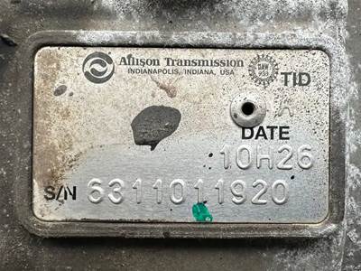 Allison 2200 HS Transmission for a 2011 Freightliner MT55