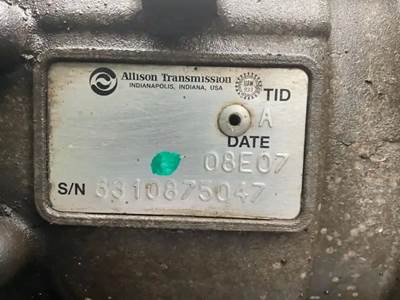 Allison 2200 RDS Transmission for a 2009 Blue Bird BB Conventional