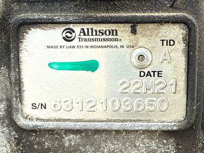 Allison 2200 RDS Transmission for a 2024 Freightliner M2 106