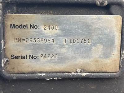 Allison 2400 Series Transmission for a 2001 International 1652