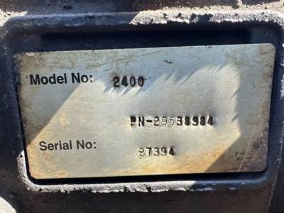 Allison 2400 Series Transmission for a 2001 International 1652