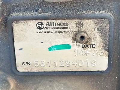Allison 2500PTS Transmission for a 2015 Thomas Built Saf-T-Liner HDX
