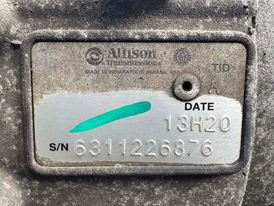 Allison 2500PTS Transmission for a 2014 Blue Bird All American/All Canadian