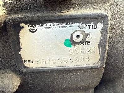 Allison 2500PTS Transmission for a 2010 Freightliner B2