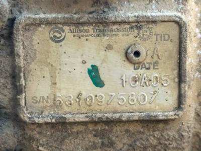 Allison 2500PTS Transmission for a 2011 Blue Bird BB Conventional