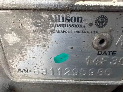 Allison 2500PTS Transmission for a 2015 Ic Corporation PB105