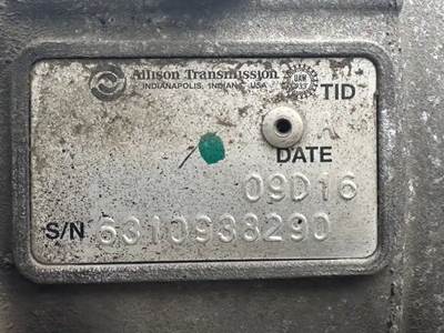 Allison 2500PTS Transmission for a 2010 Freightliner B2
