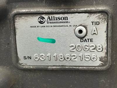 Allison 2500PTS Transmission for a 2021 Freightliner B2