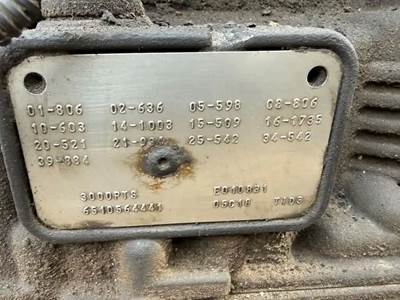 Allison 3000PTS Transmission for a 2006 Thomas Built Saf-T-Liner HDX