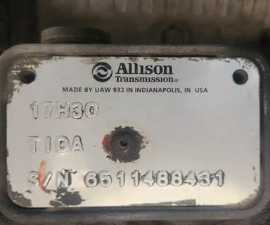 Allison 3000RDS-P Transmission for a 2018 International WorkStar 7500