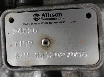 Allison 3000RDS-P Transmission for a 2025 International MV607