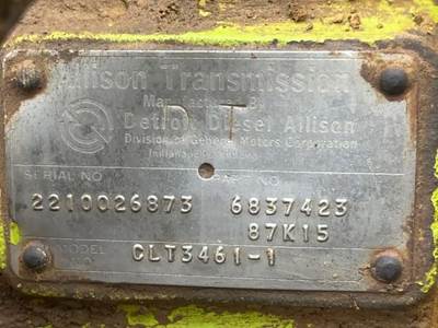 Allison CLT3461-1 Transmission