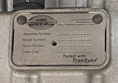 Allison HD4000 Transmission
