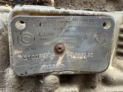 Allison MD3560P Transmission for a 1997 Ford F800